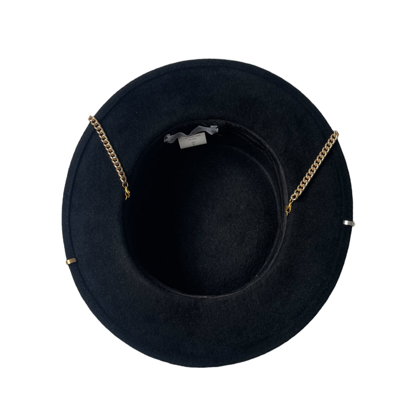 Black Felt Hat - S