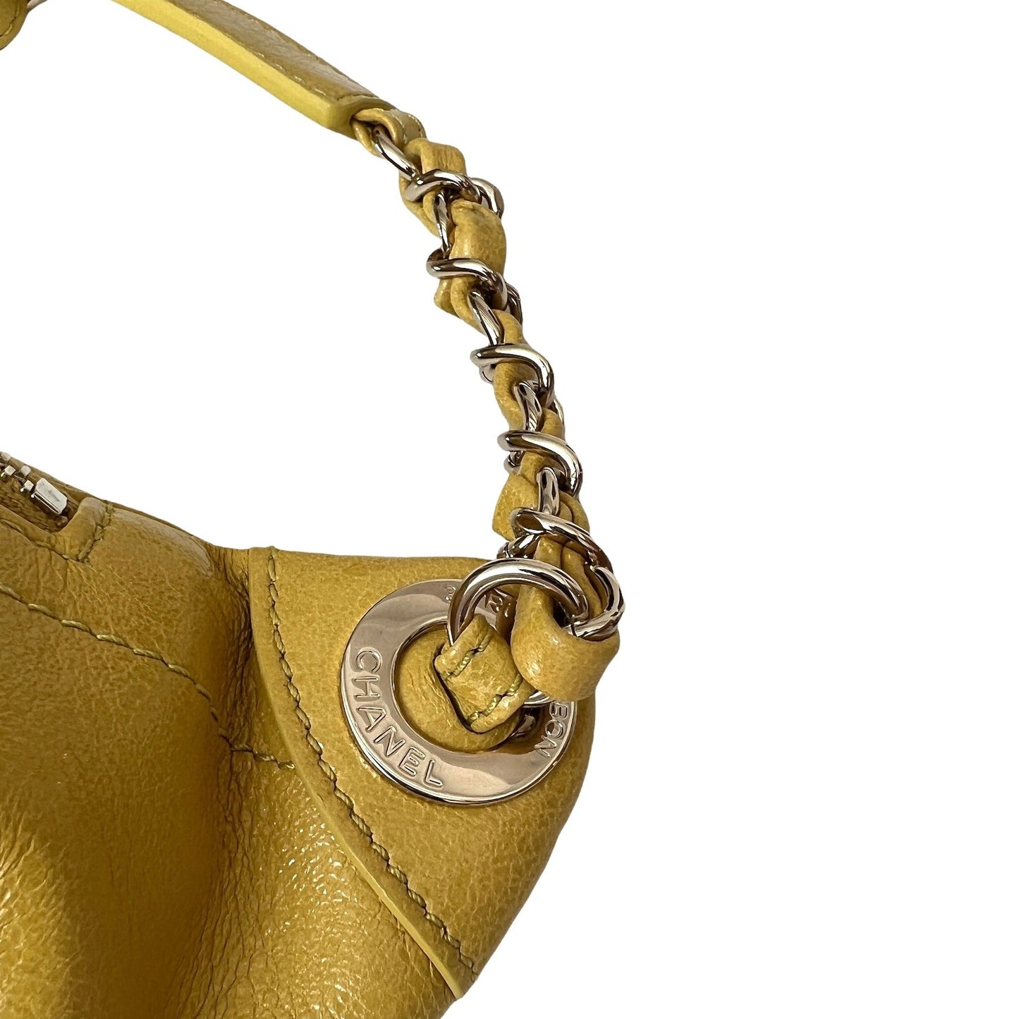 Yellow Leather Belt Bag