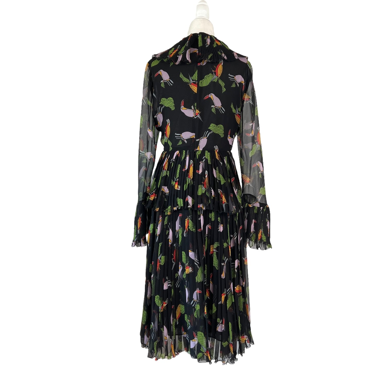 Black Silk Dress - M