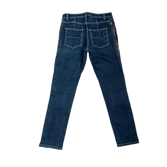 Blue Jeans with Zippers - S