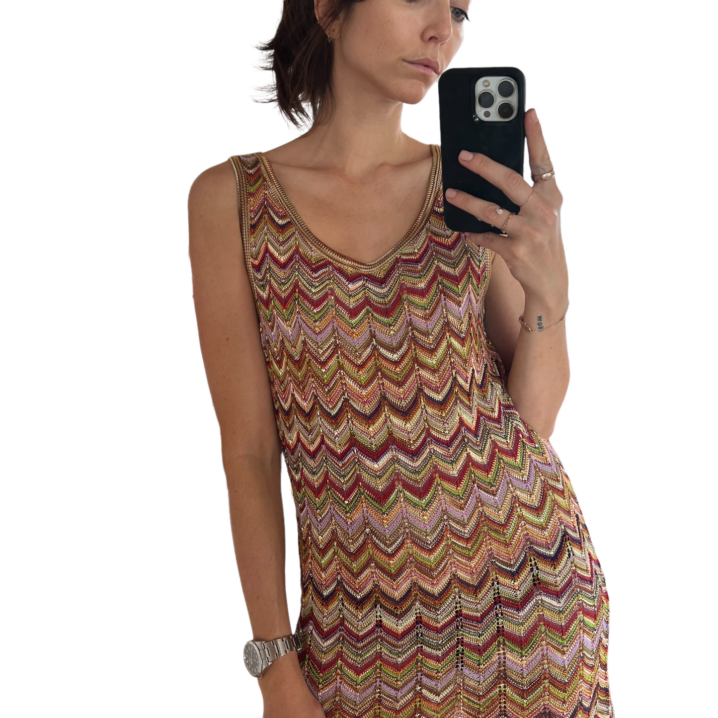 Knee-Length Dress - S