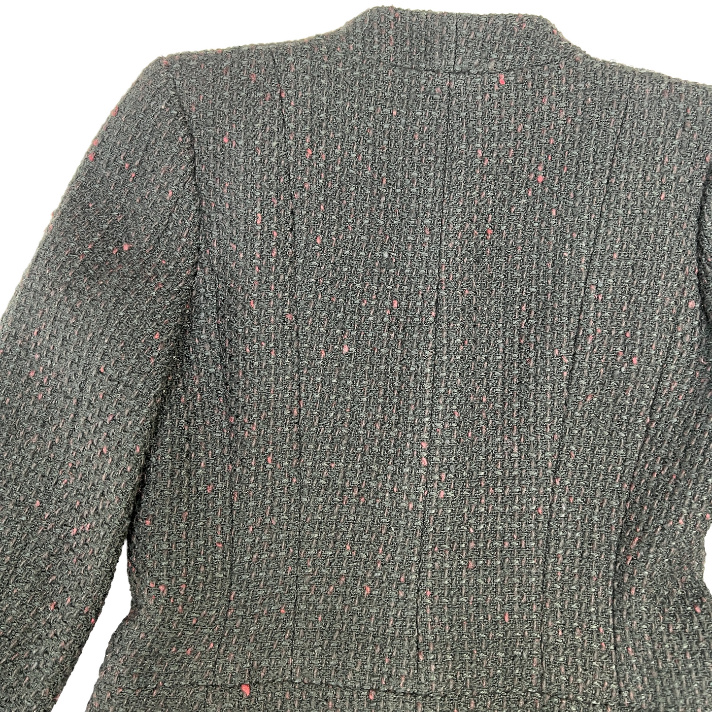 Vintage Black Tweed Jacket - S