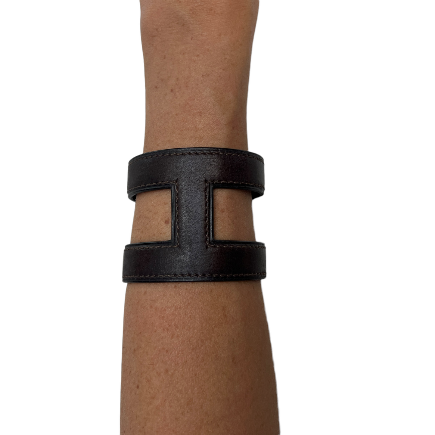 H Ano Leather Bracelet