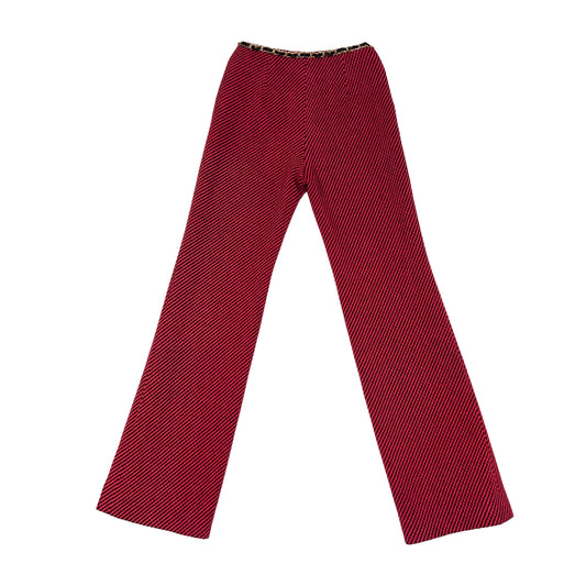 Red Tweed Pants - XS