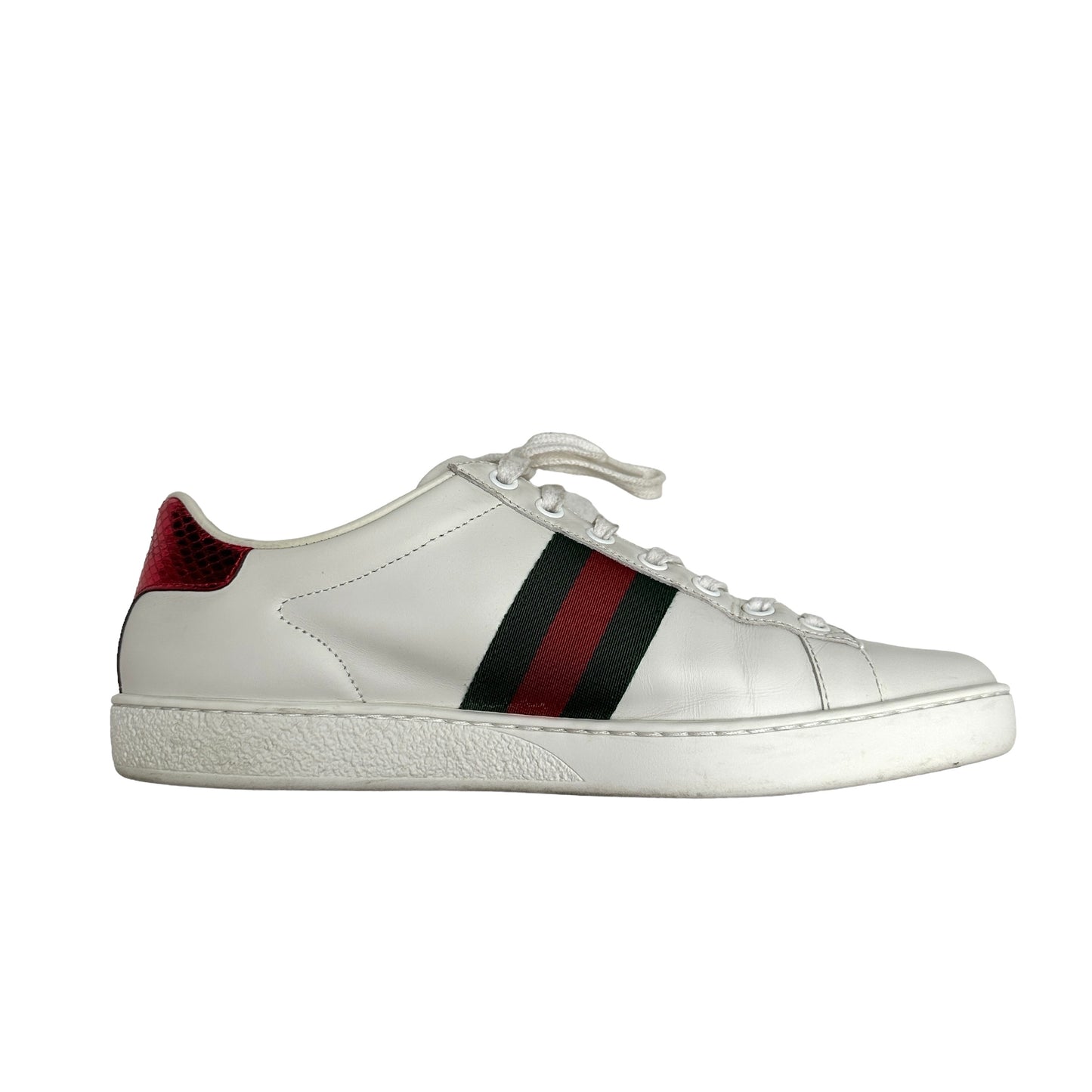 White Leather Sneakers - 9