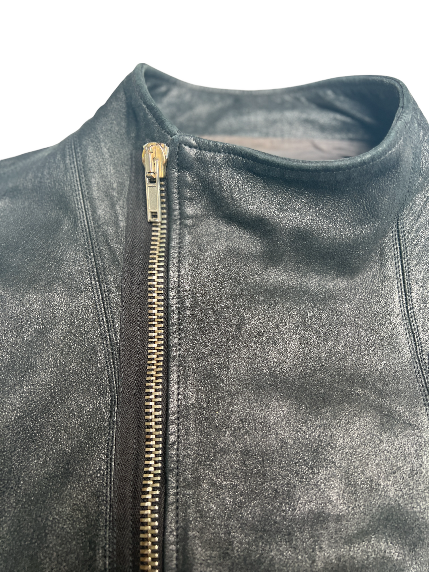 Black Suede Jacket - XS
