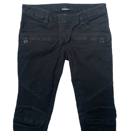 Black Denim Pants - XS