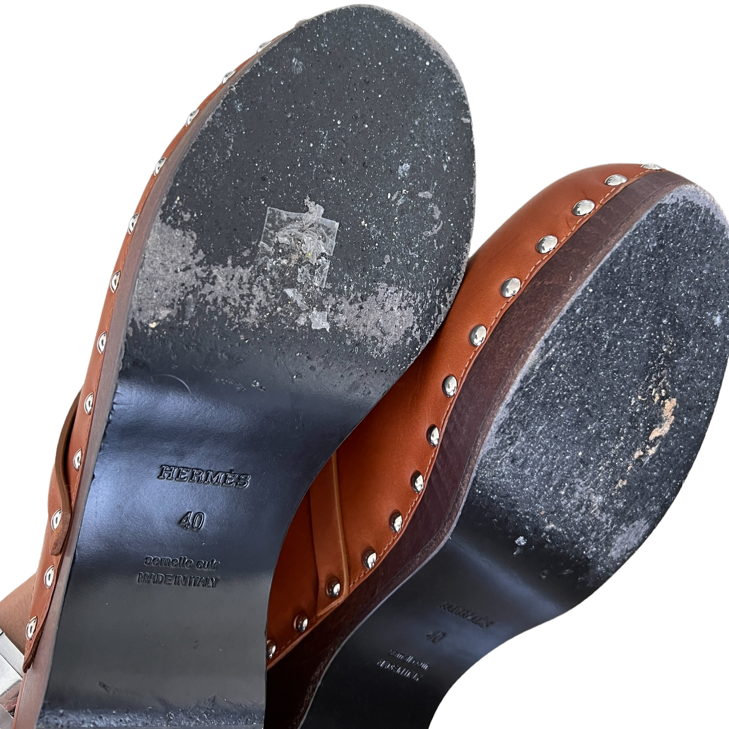 Carlotta Leather Clogs - 10