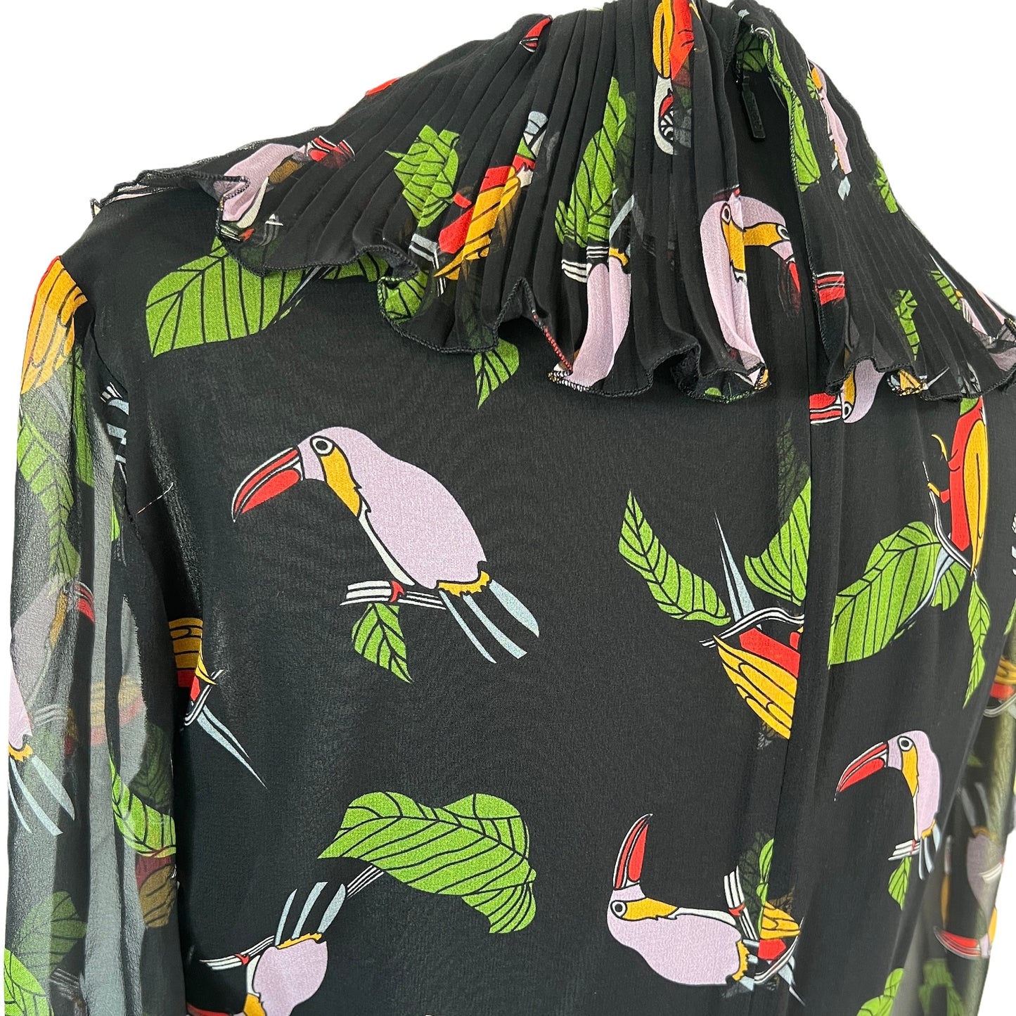 Black Silk Dress - M