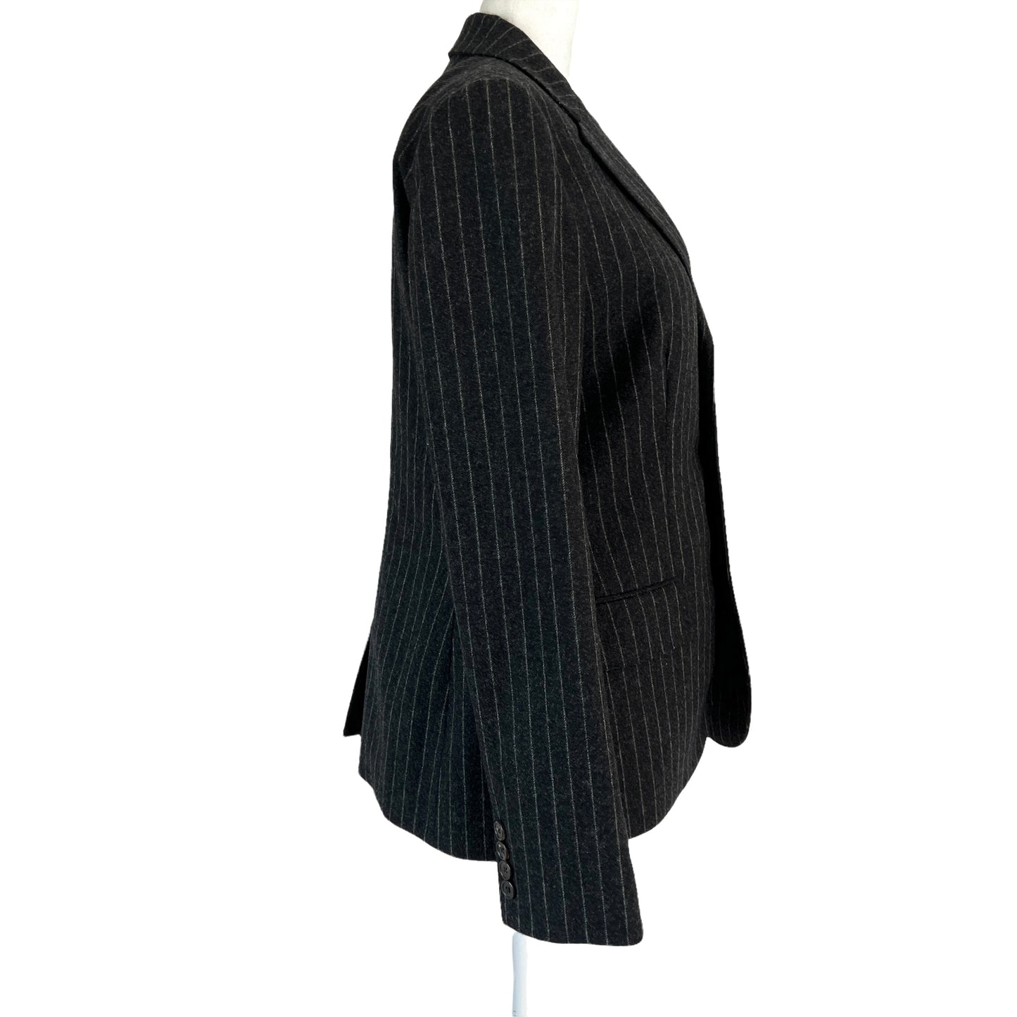 Grey Wool Blazer - 10