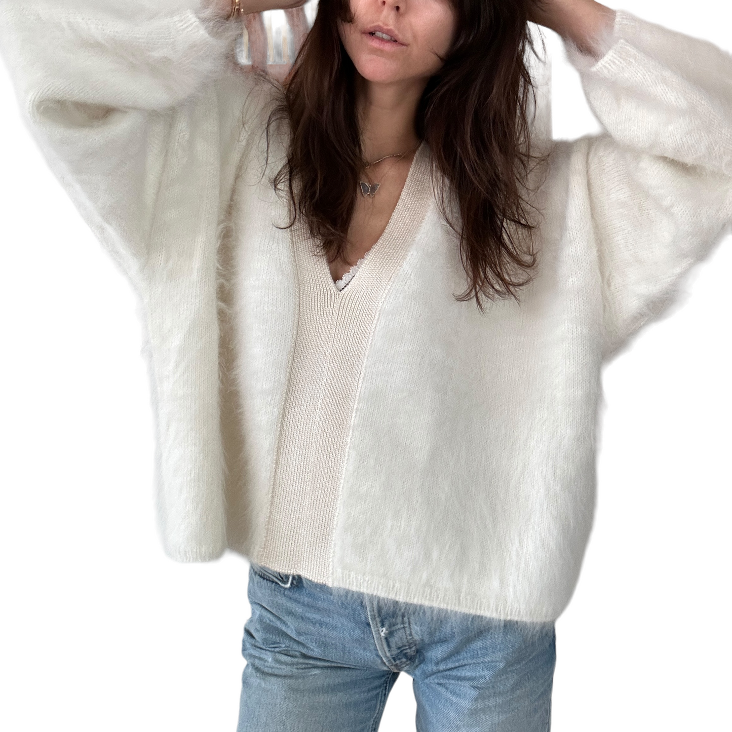 Angora Oversized Sweater - S