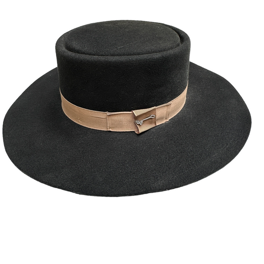 Black Wool Hat - 59