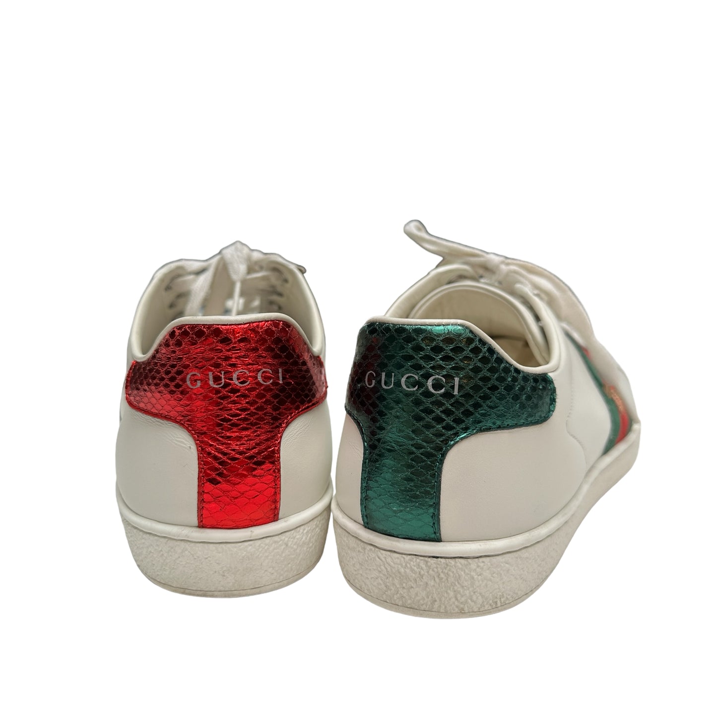 White Leather Sneakers - 9