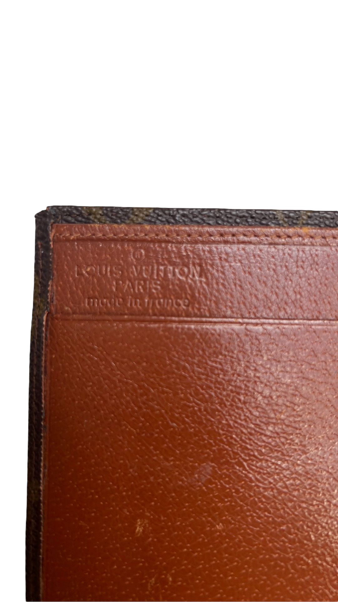 Vintage Monogram Passport Holder