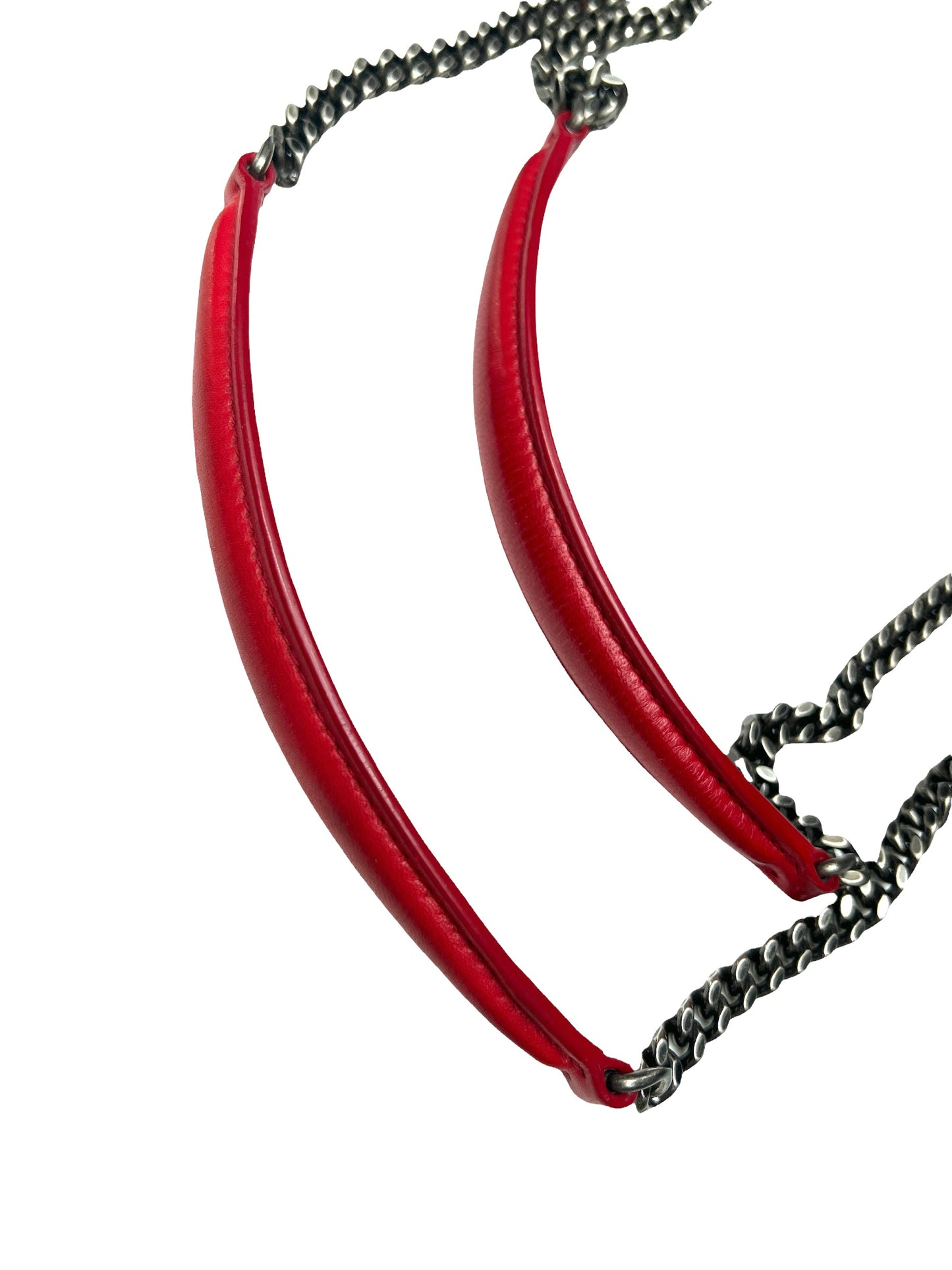 Red Jamie Leather Bag