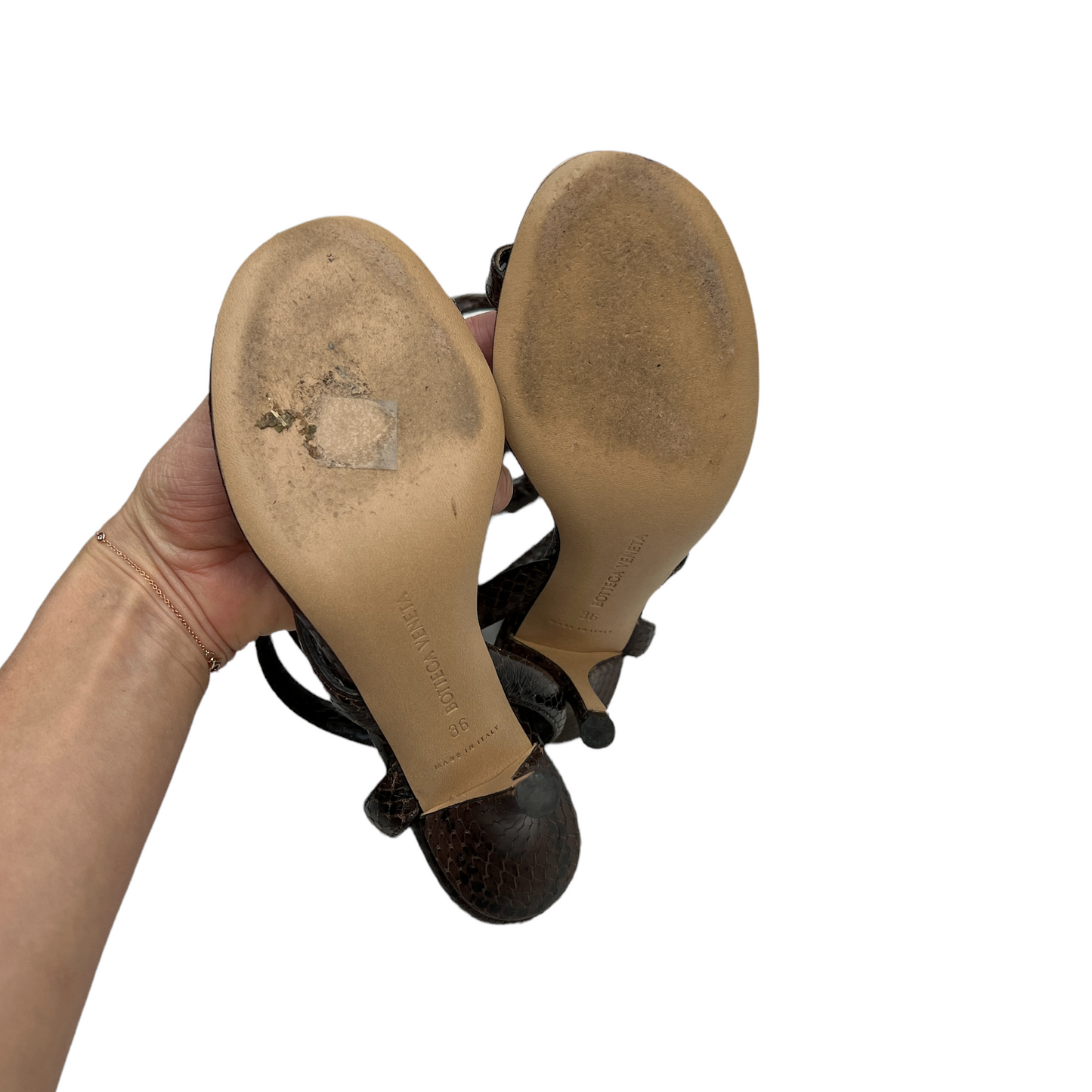 Brown Python Heels - 5.5