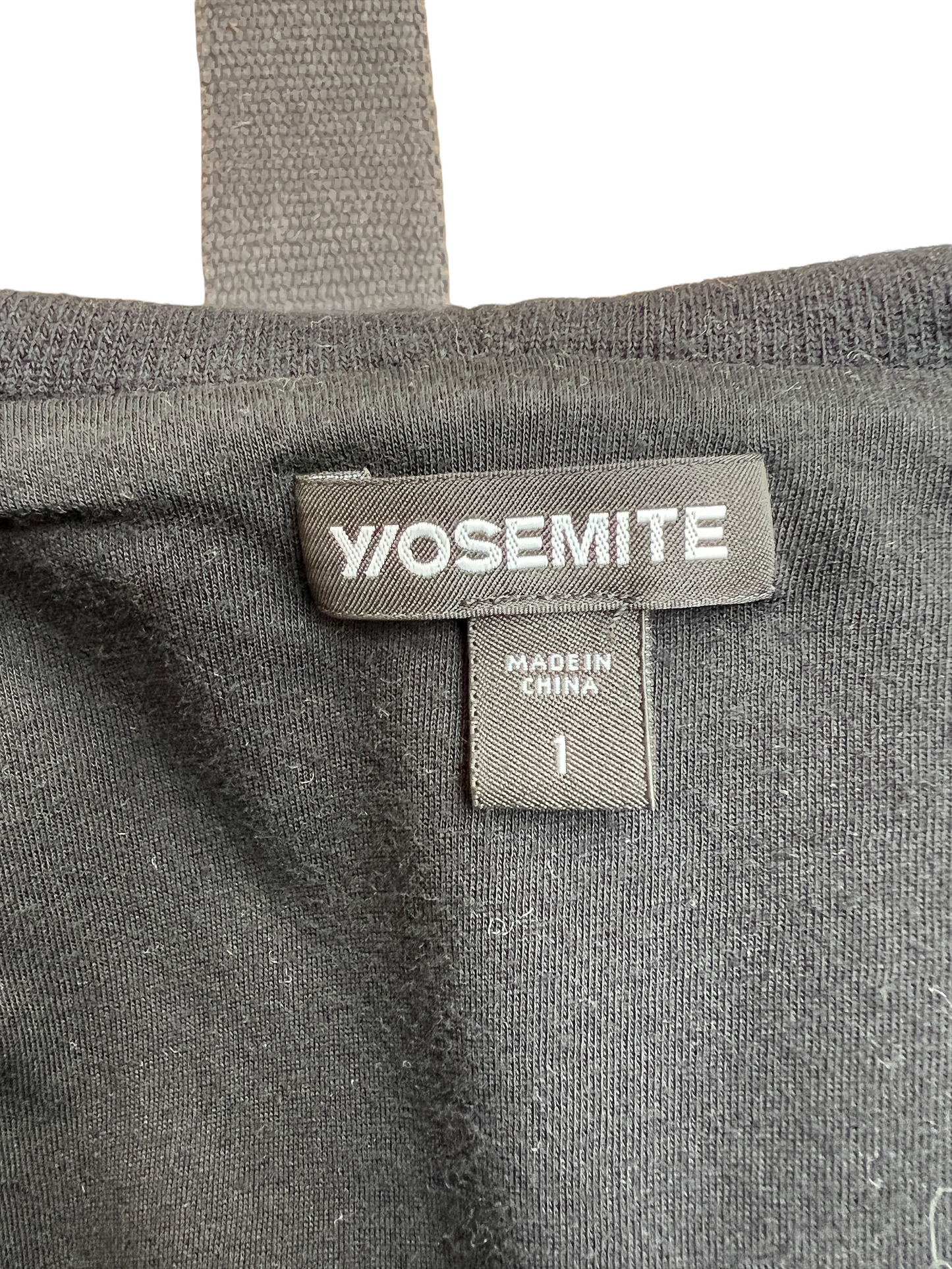 Black Cotton Hoodie - 1