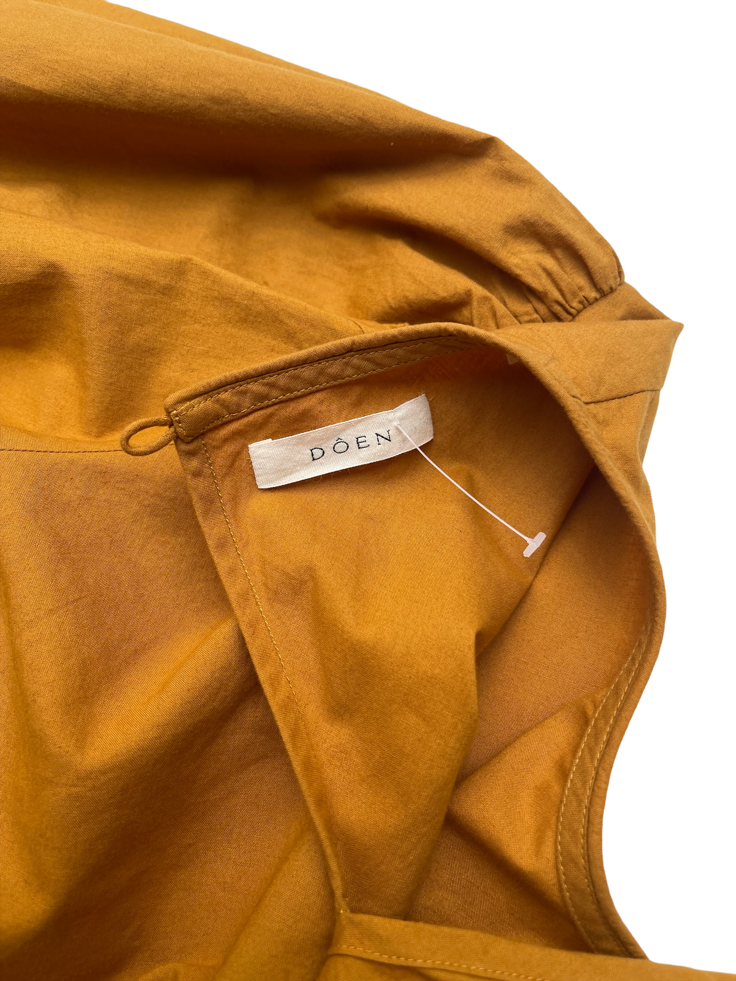 Mustard Cotton Dress - S