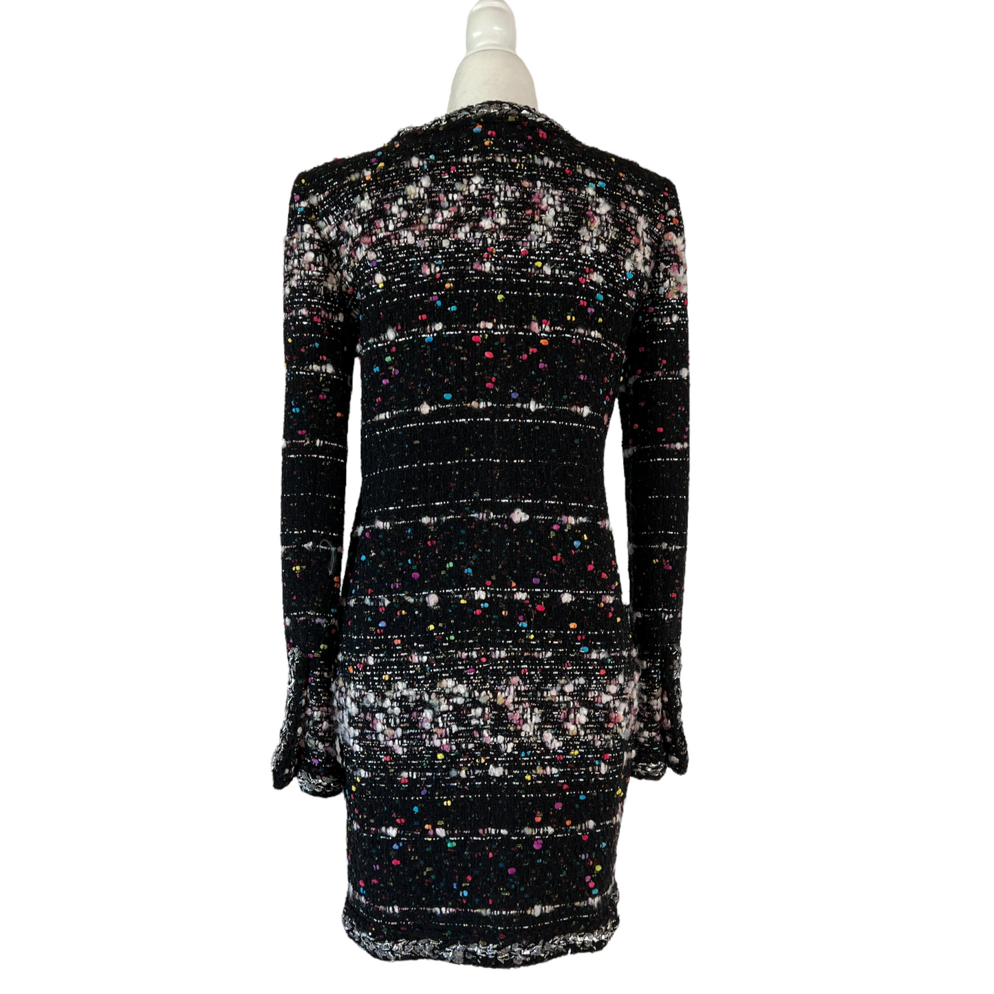Black Tweed Coat - S