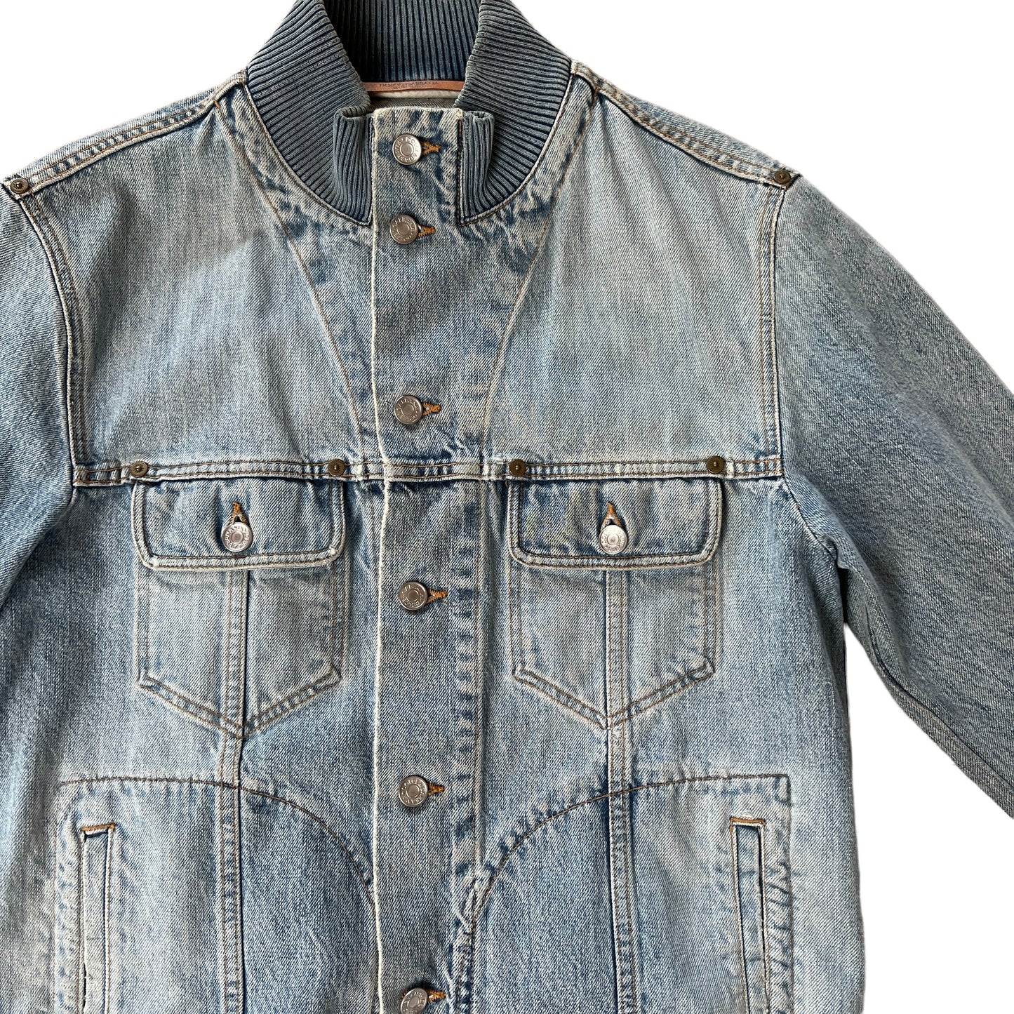 Denim Bomber Jacket - XL
