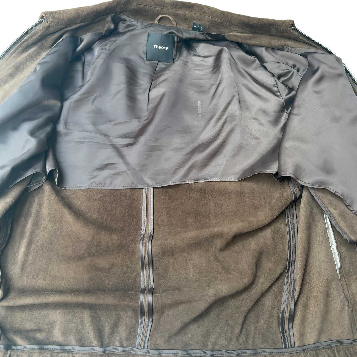 Brown Suede Jacket - M