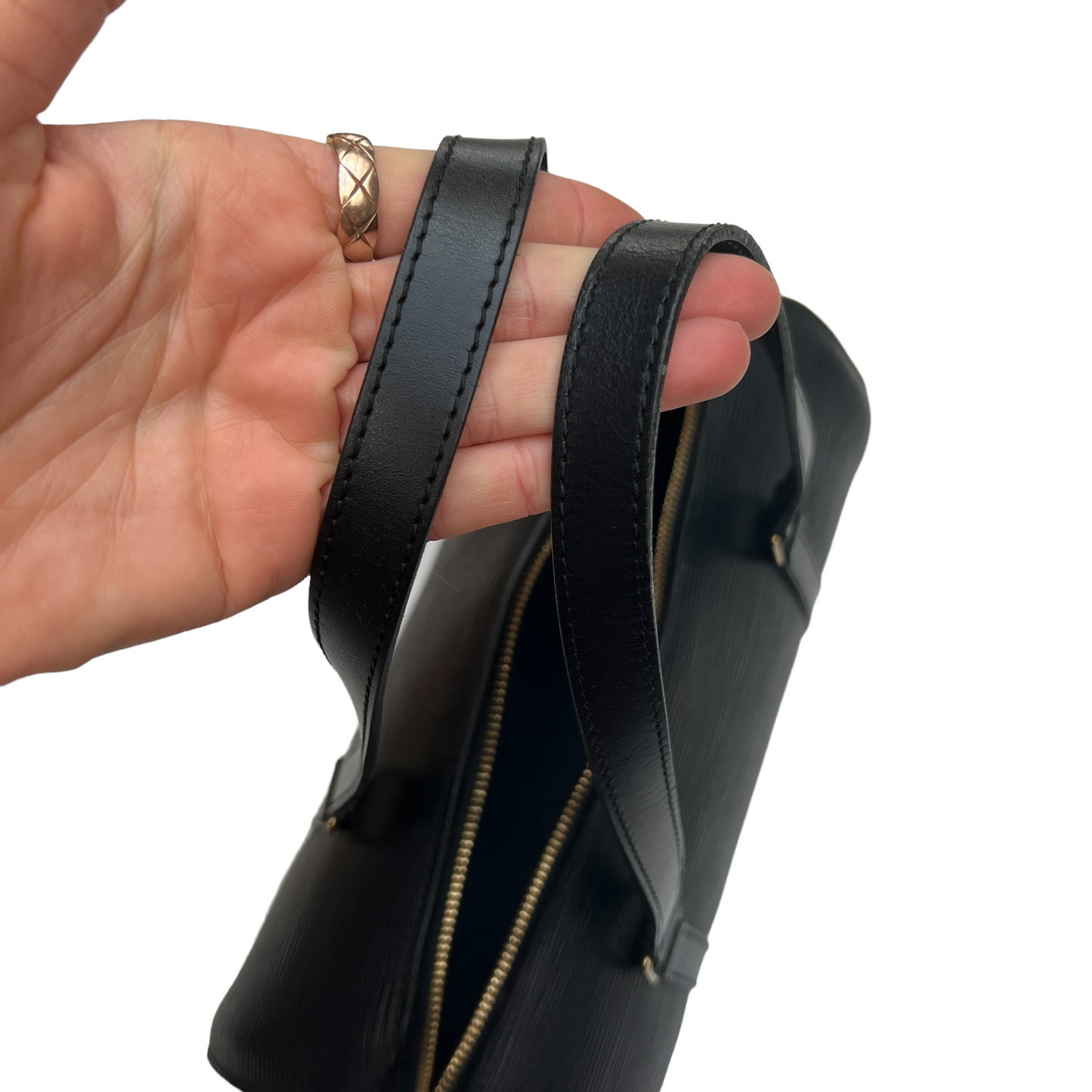 Black Epi Soufflot Bag