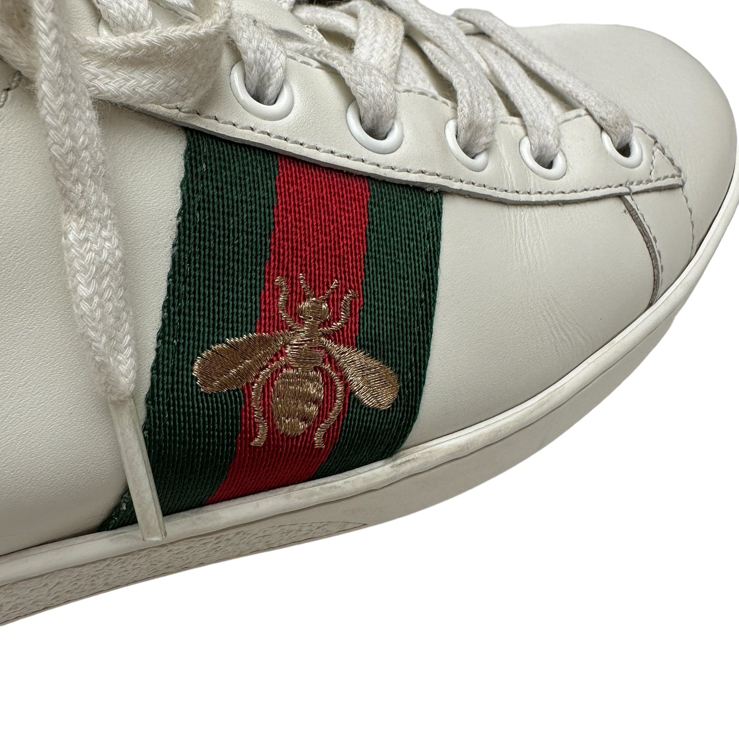 White Leather Sneakers - 9