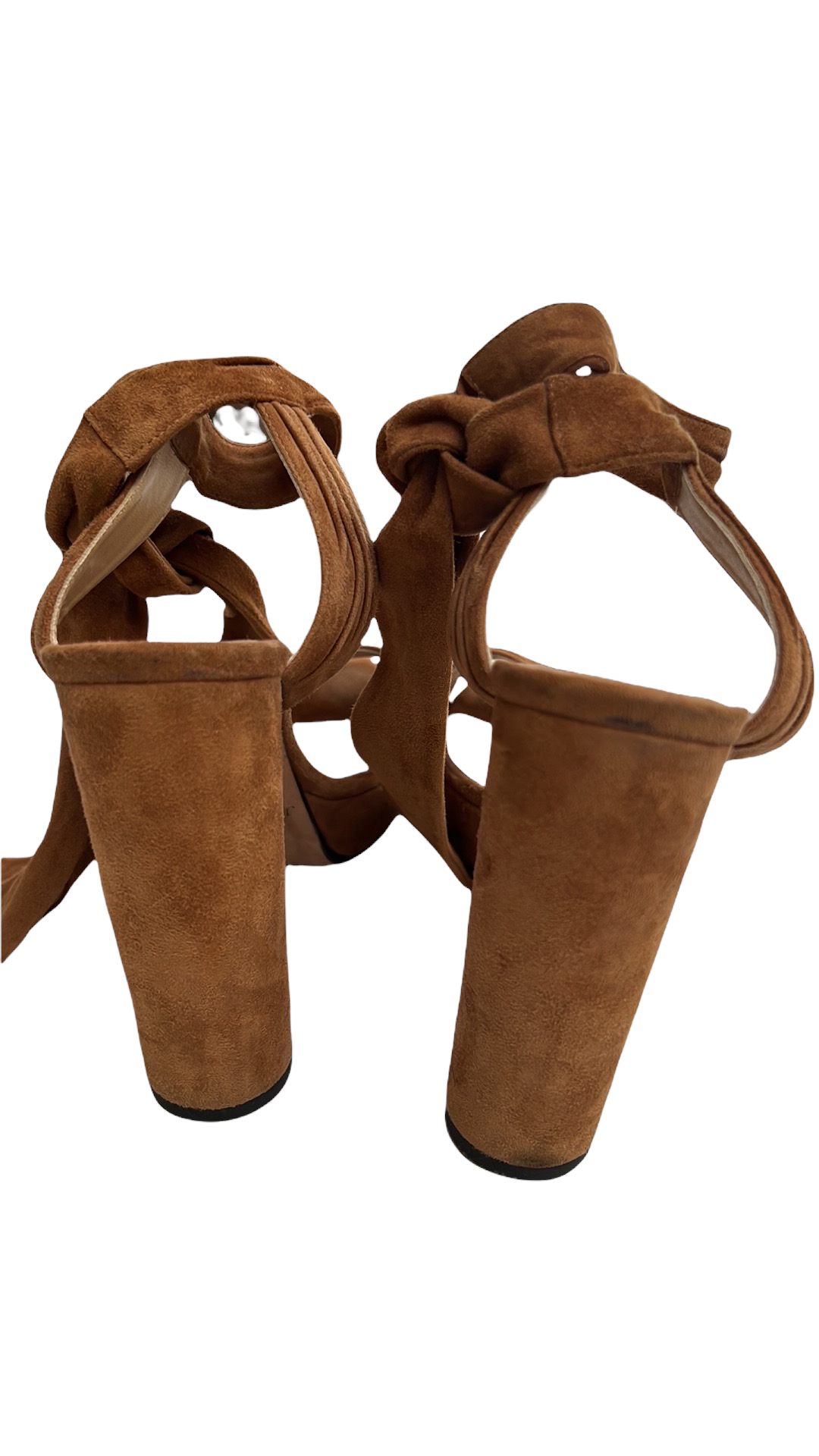 Camel Suede Sandals - 6.5