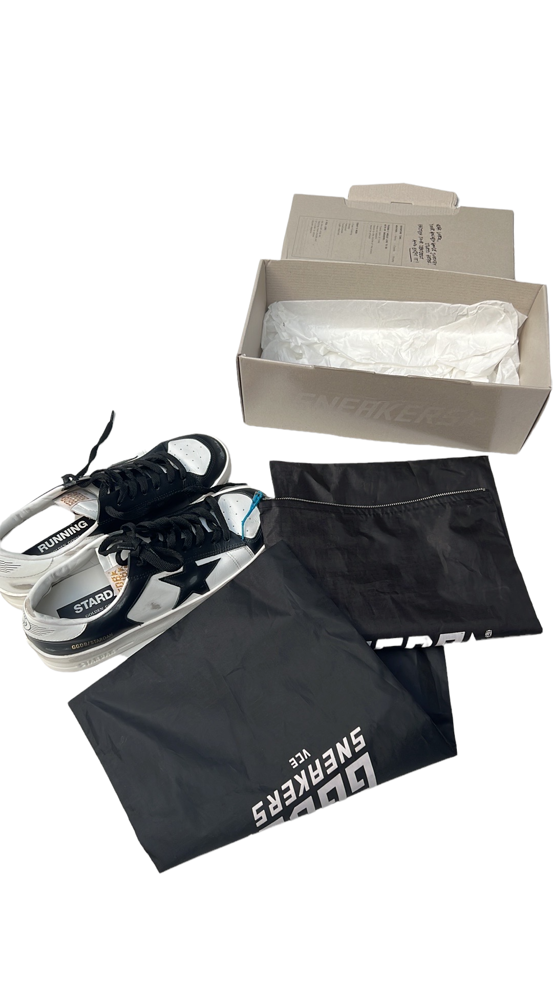 Stardan Black and White Sneakers - 8