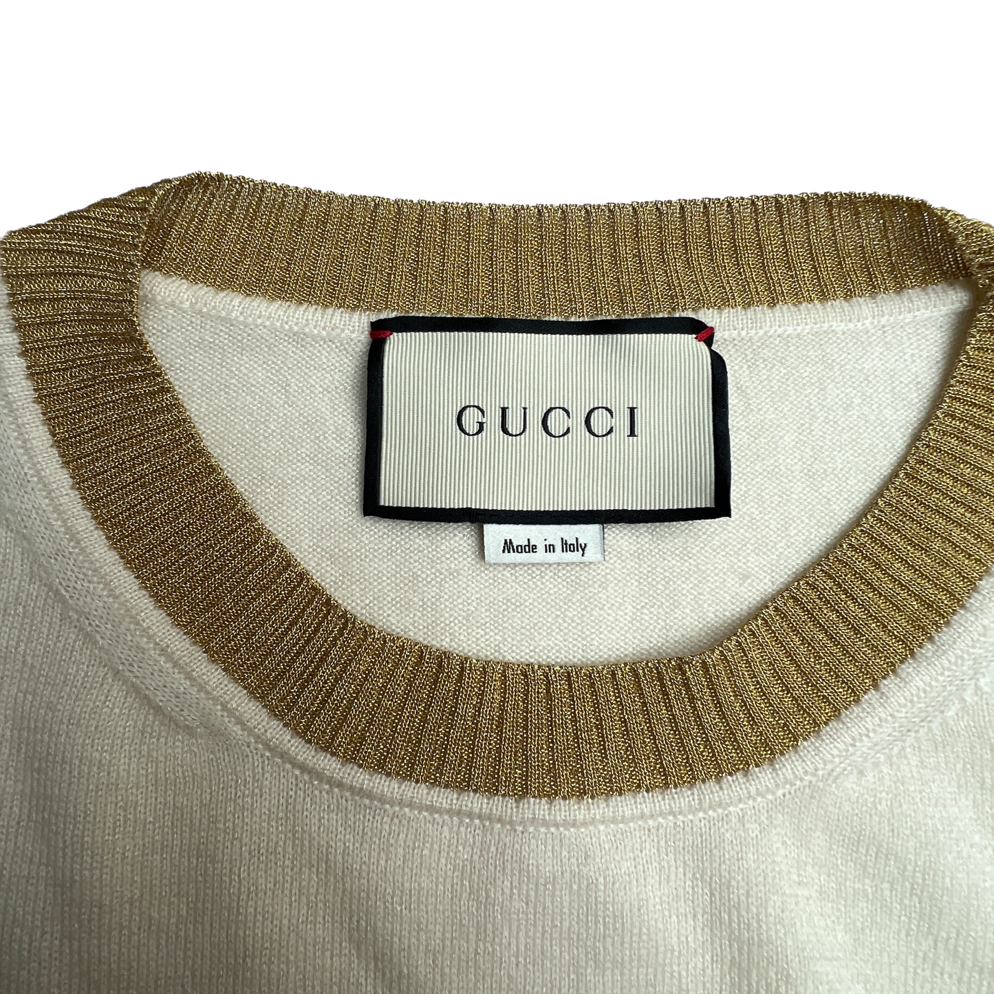 Beige Cashmere Sweater - M