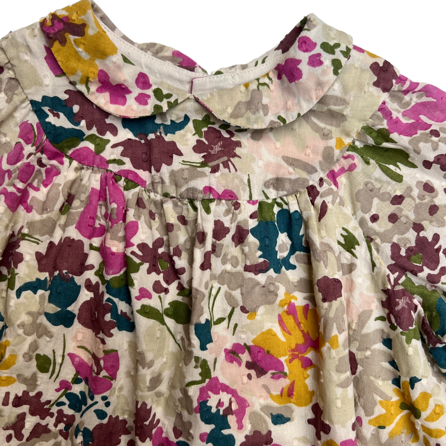 Flower print baby dress - 2T