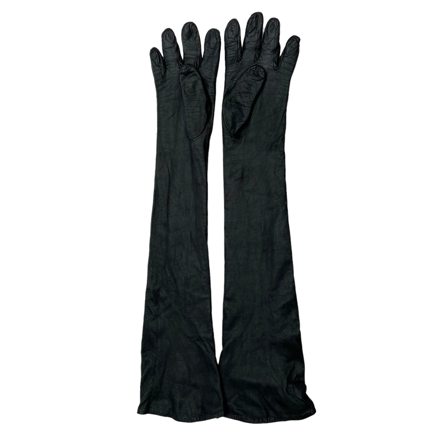 Long Leather Gloves - 7