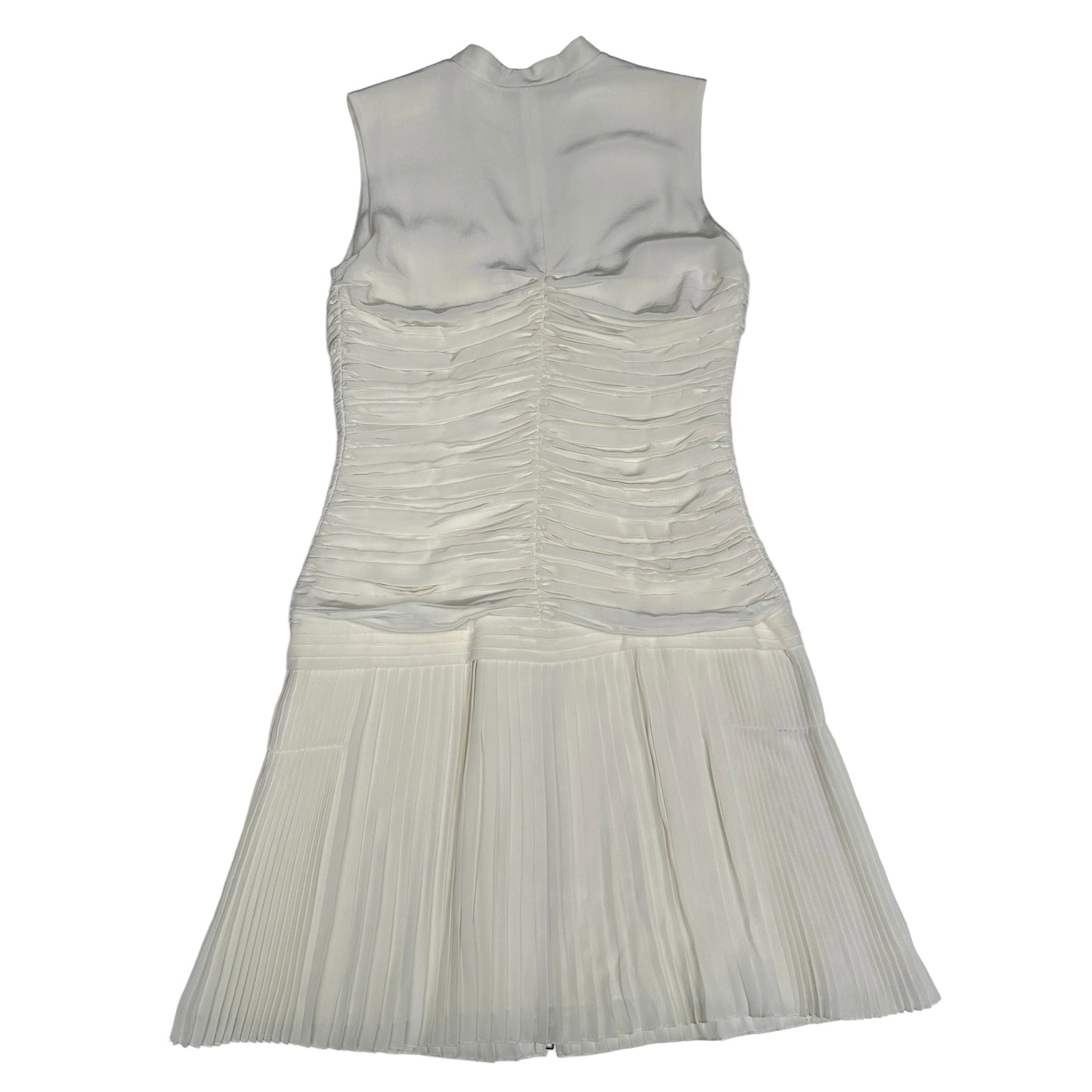 Cream Silk Dress - 6