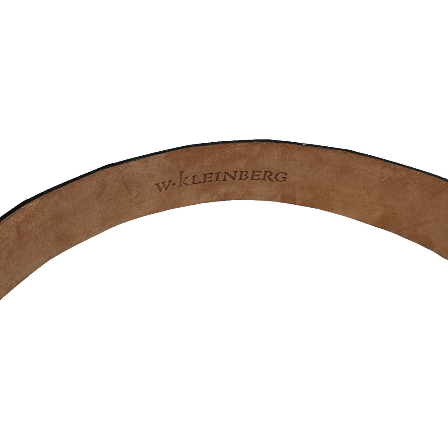 Men Blue Alligator Belt - 38