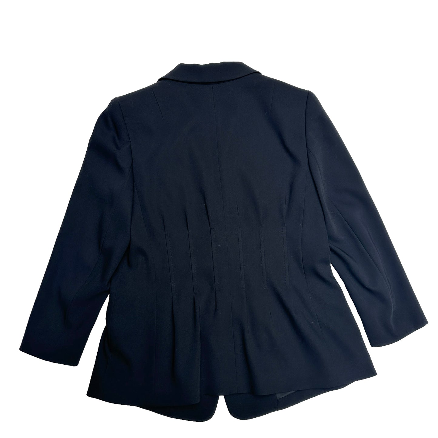 Vintage Black Wool Blazer - L