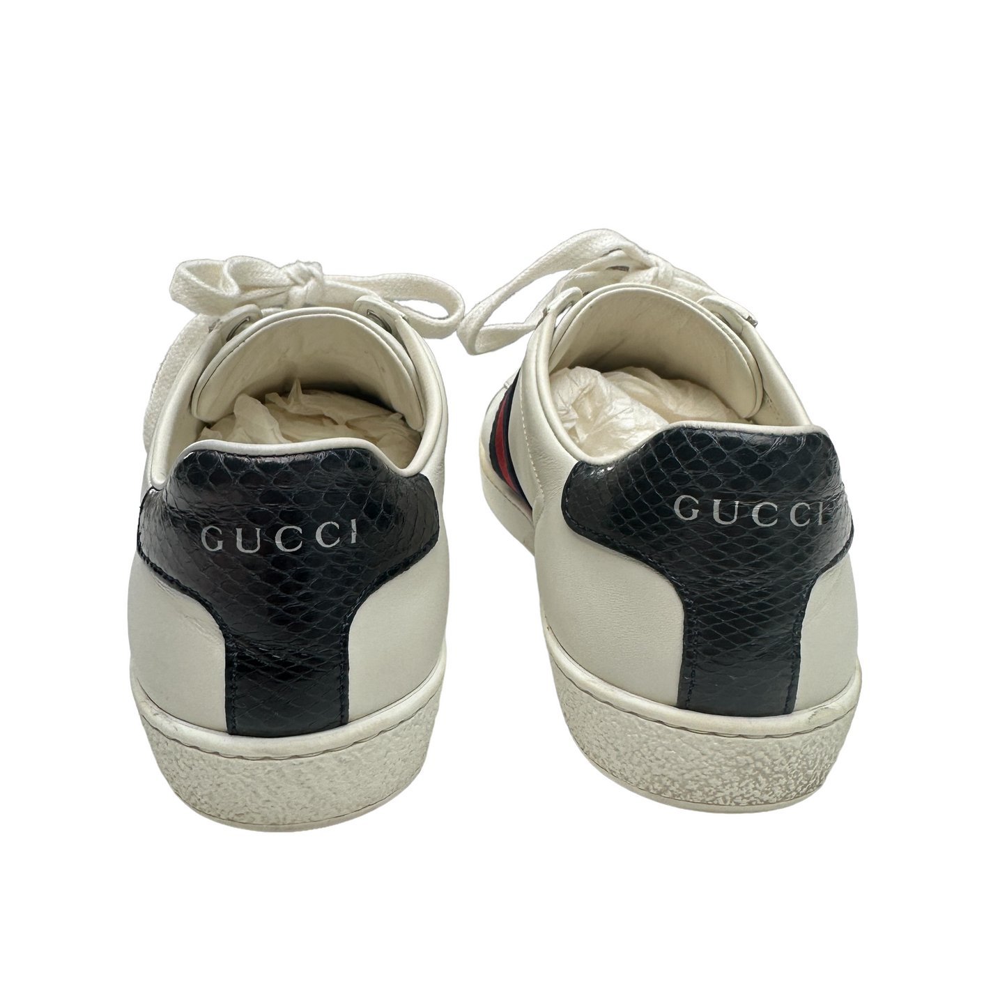 White Leather Sneakers - 6