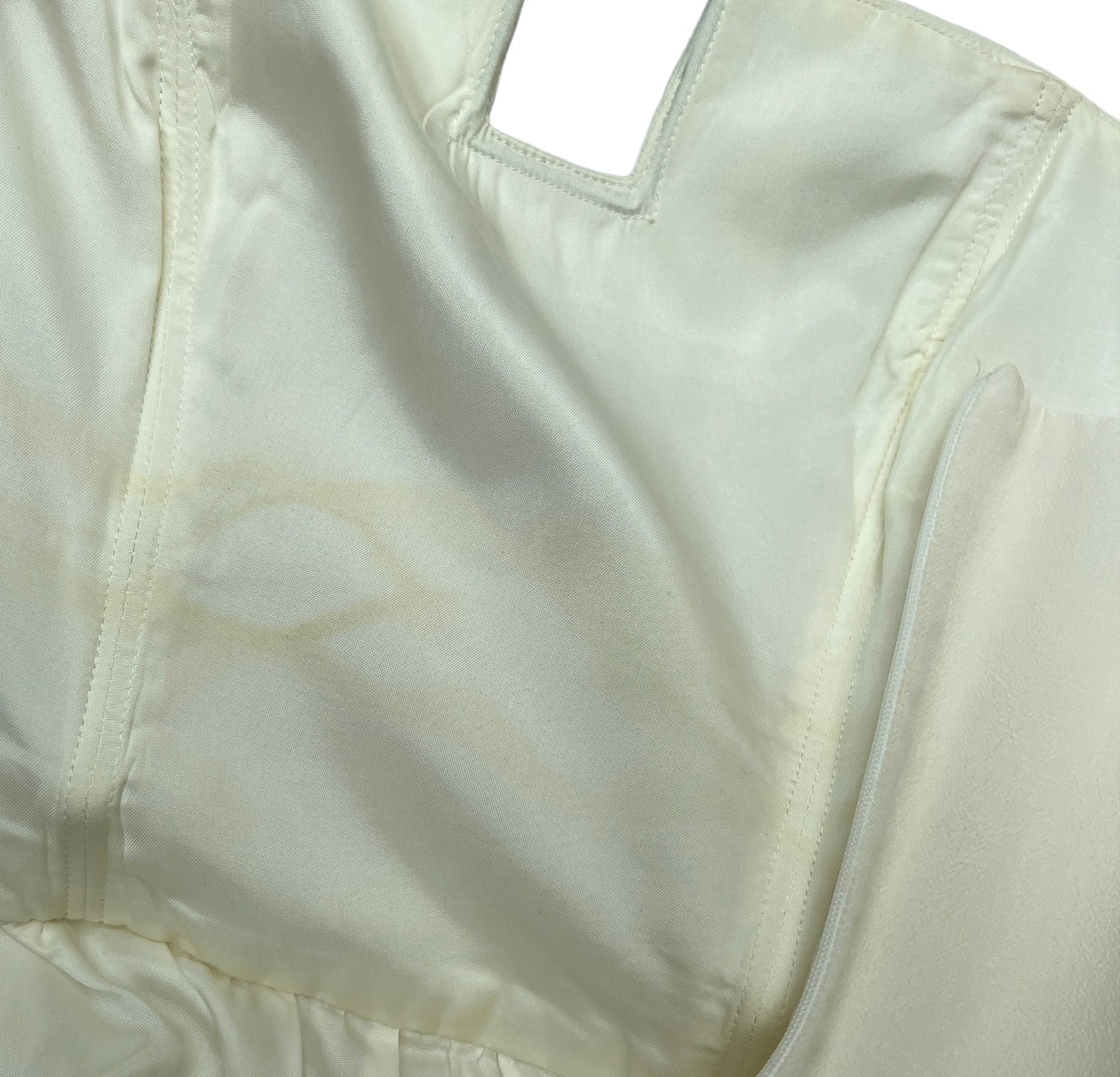 White Bustier Dress - 0