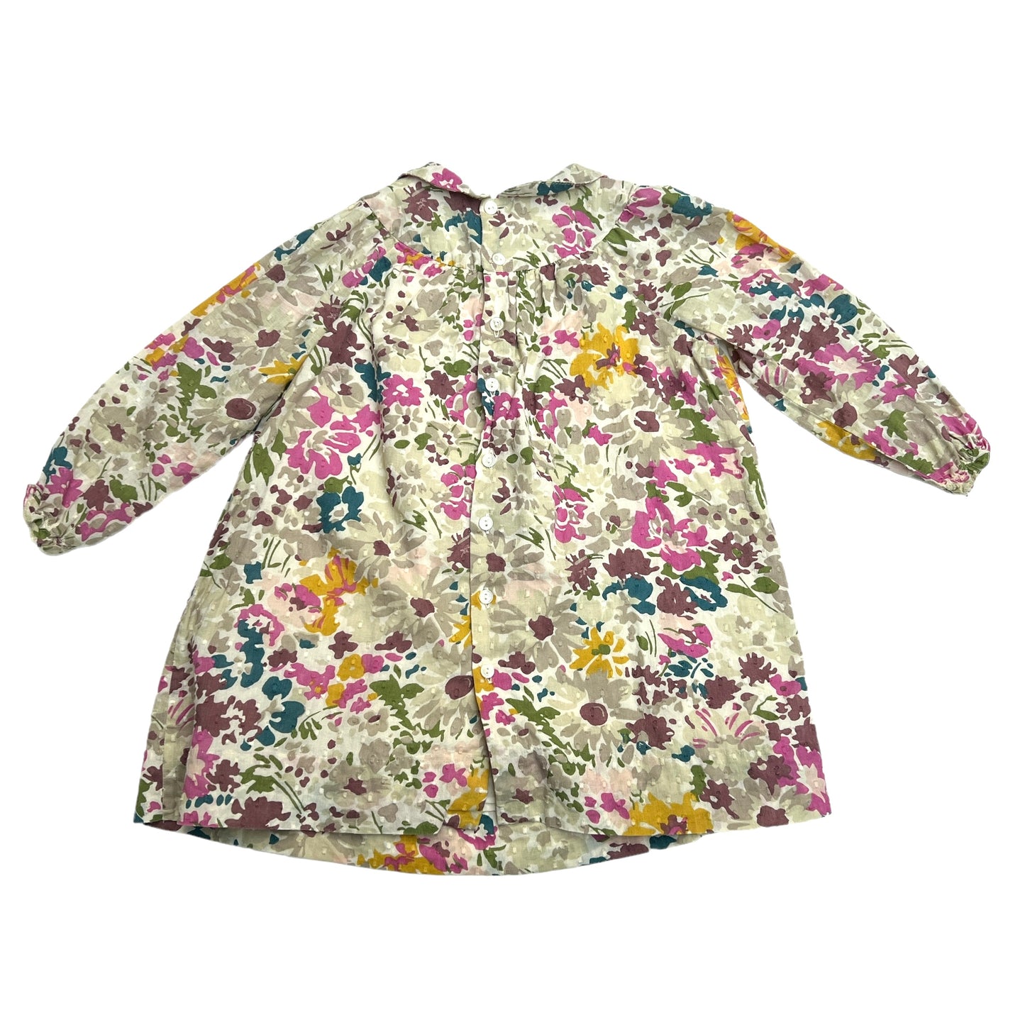 Flower print baby dress - 2T