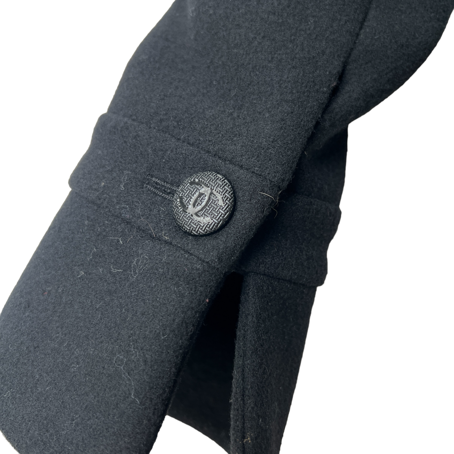 Black Wool Jacket - S/M