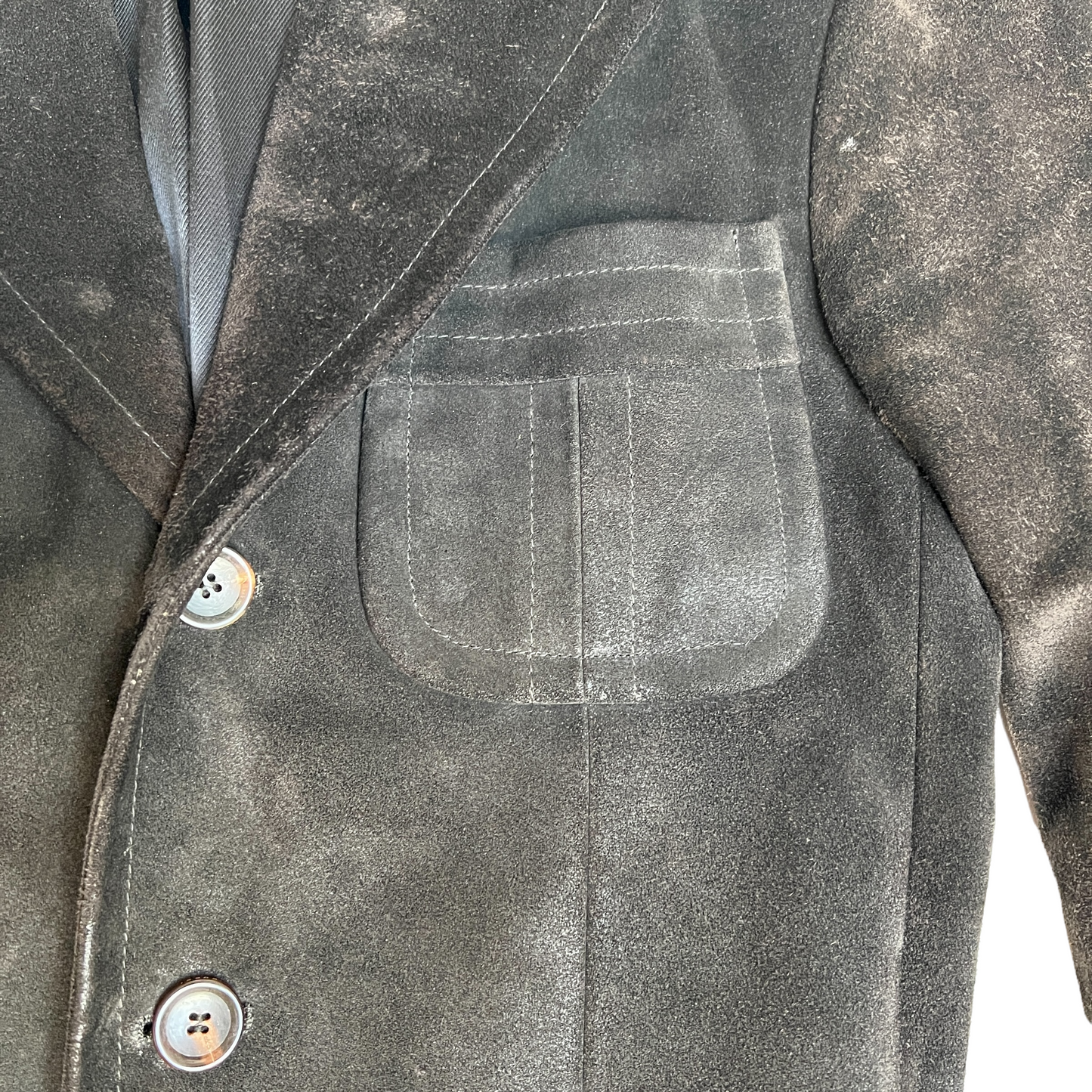 Men's Brown Suede Jacket - S
