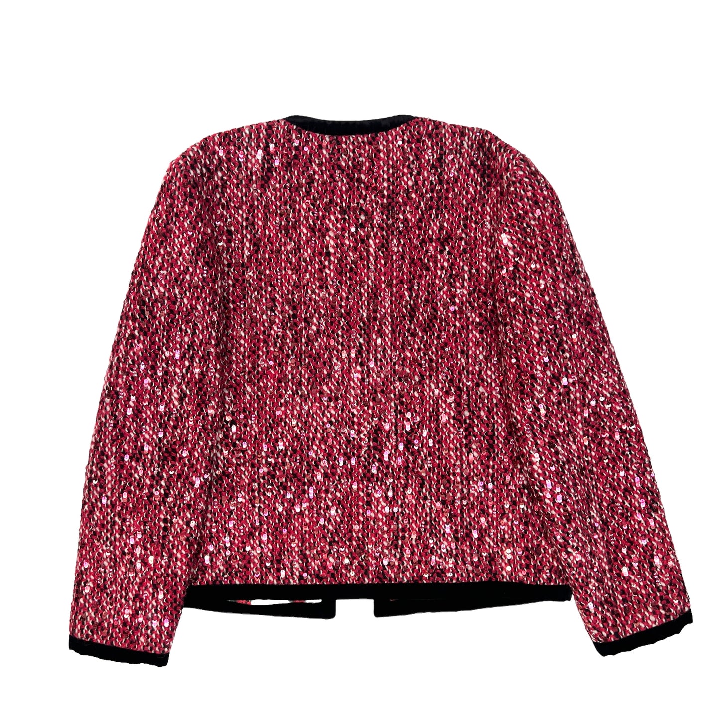 Pink Tweed & Sequins - M