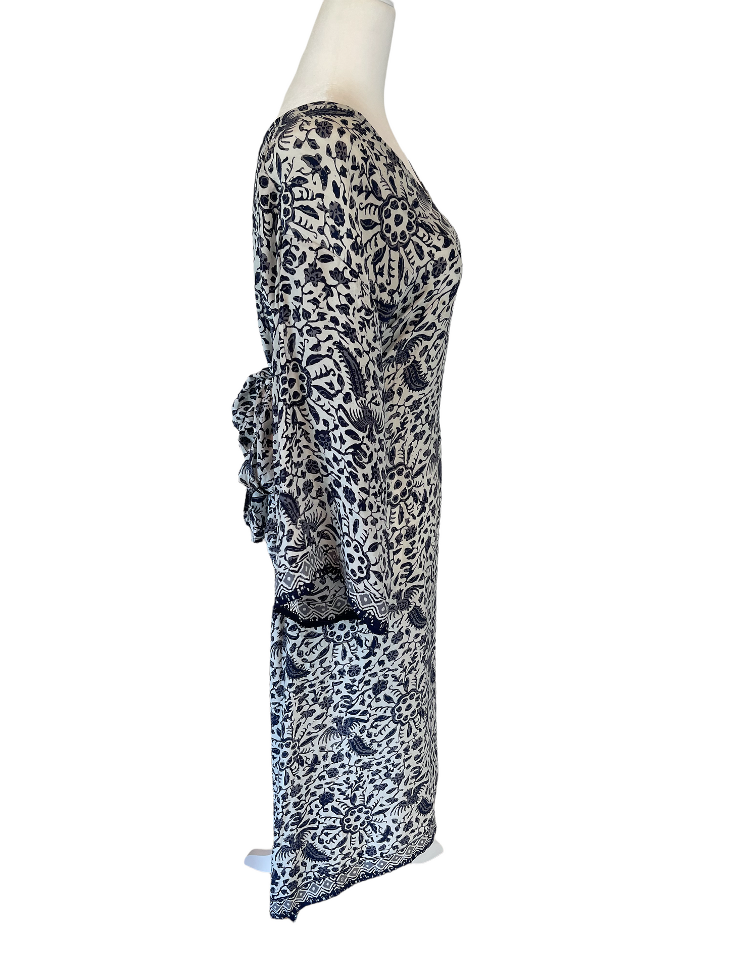 Blue floral floral dress - XS