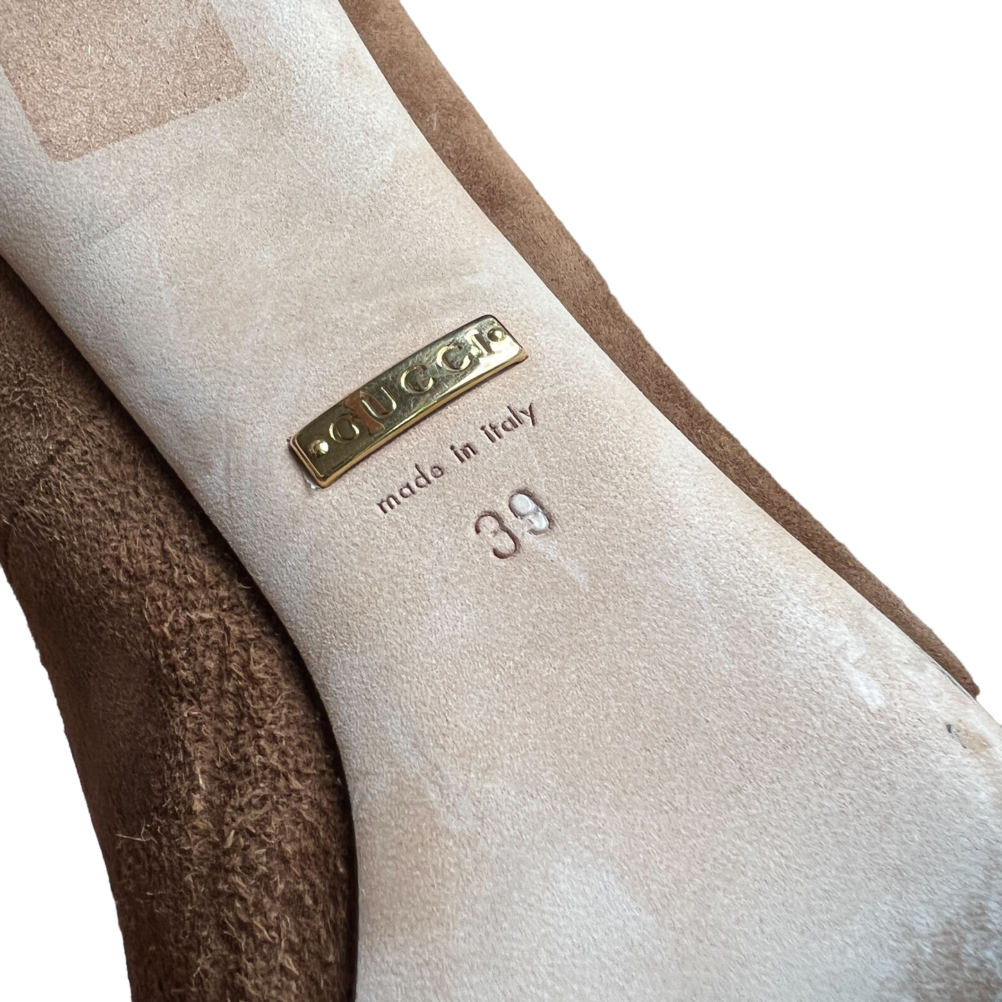 Brown Suede Heels - 9