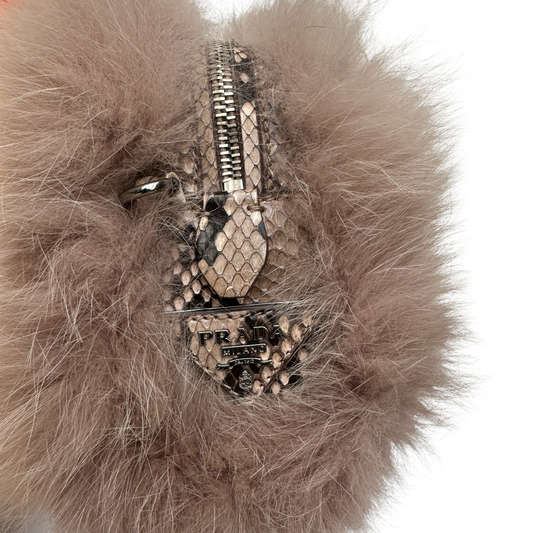 Fox Fur Crossbody Bag