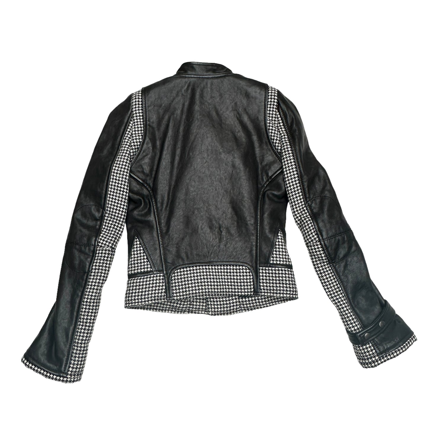 Leather and Wool Jacket - S