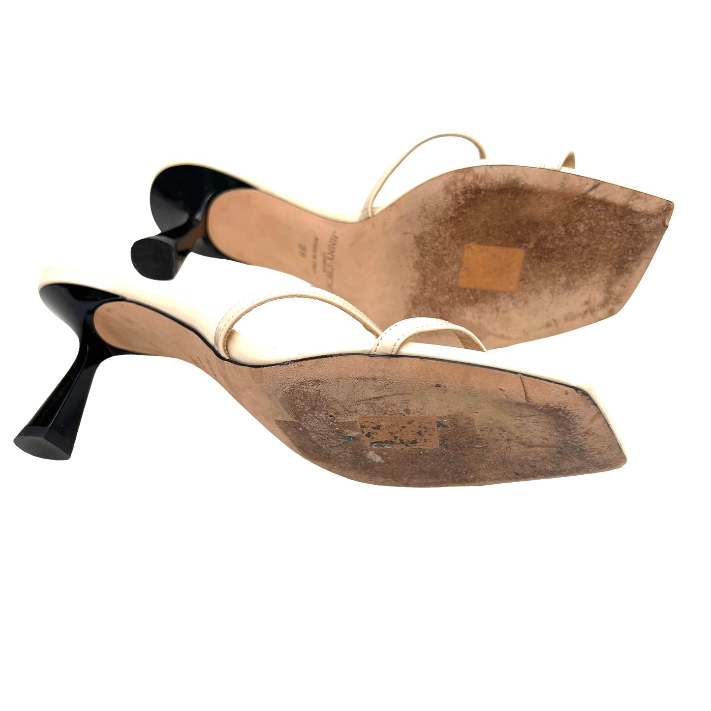 Cream Patent Slides - 8.5