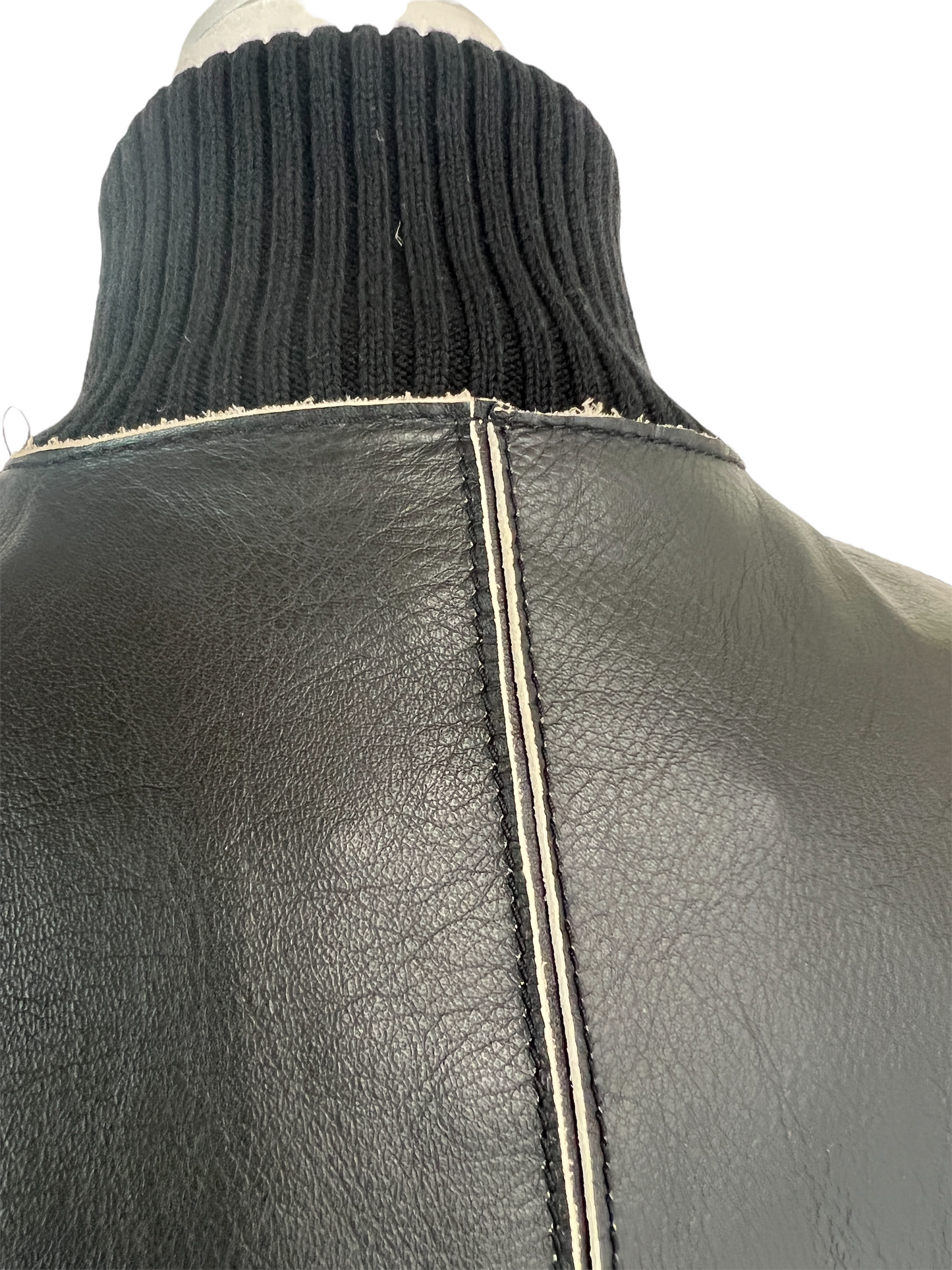 Black Leather Jacket - S