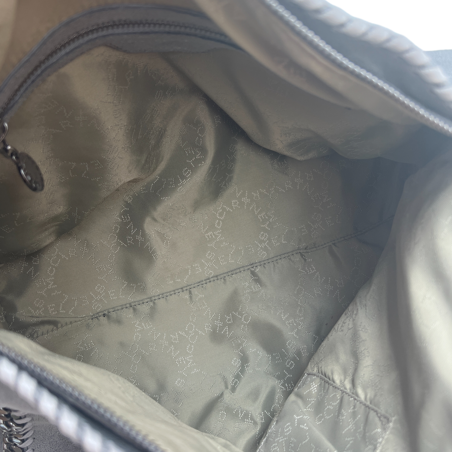 Grey Vegan Suede Tote