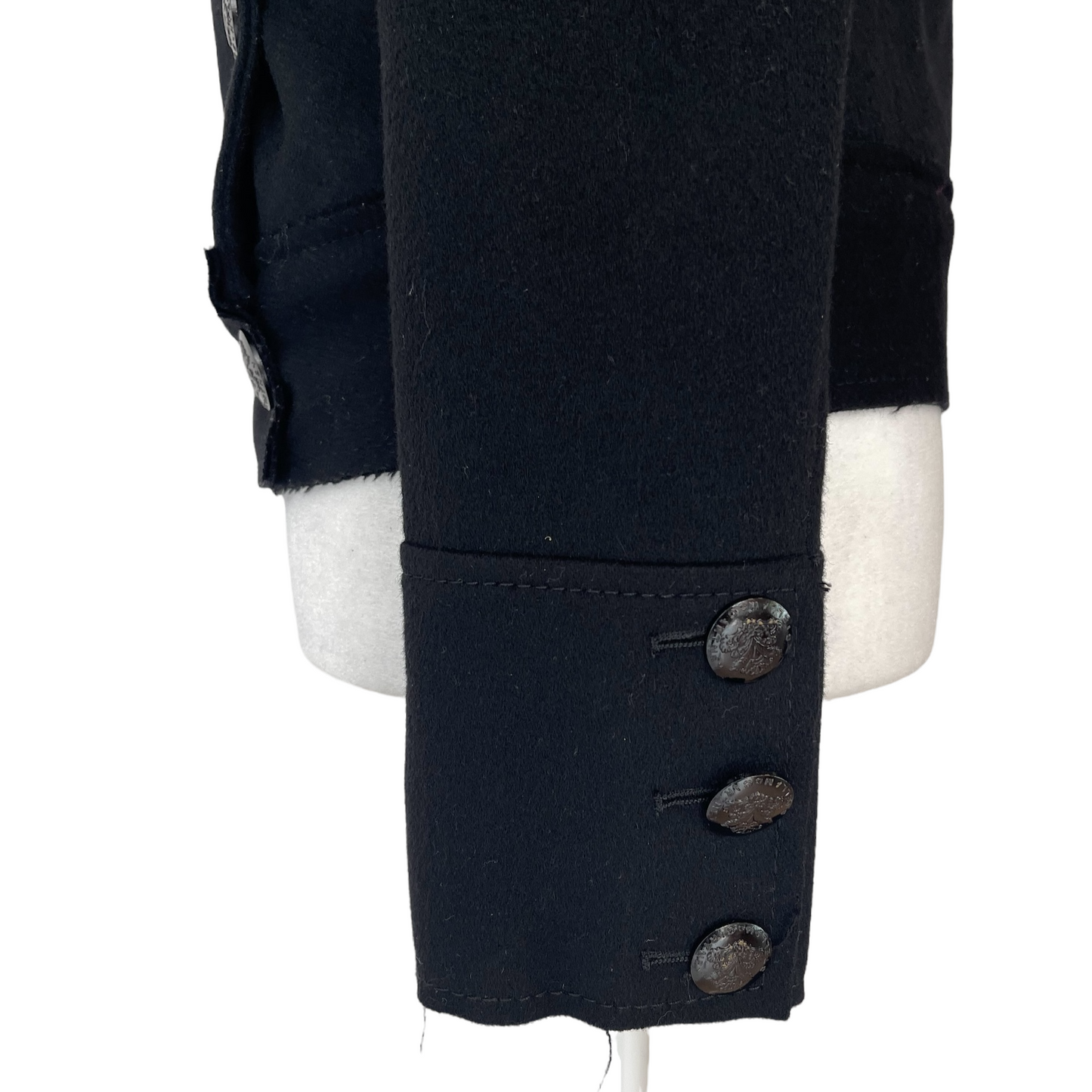 Black Wool Pea Coat