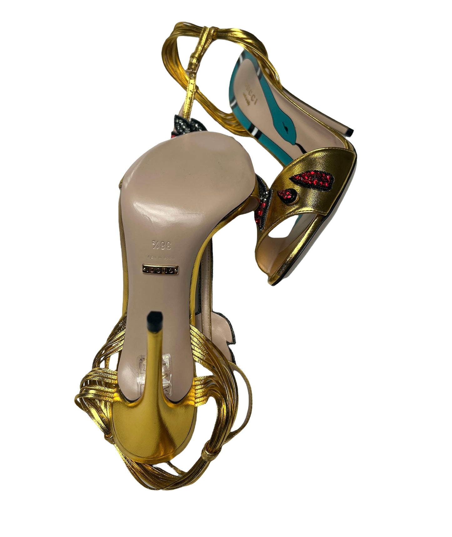 Golden Arrow High Heels - 8.5